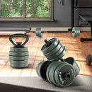 4 in 1 Adjustable Weight Dumbbell Set-Black by LJGDeals
