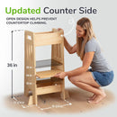 Standing Toddler Tower with Sliding Safety Door by Ocodile.com