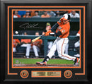 Adley Rutschman First MLB Hit Baltimore Orioles Autographed 16" x 20" Framed Baseball Photo
