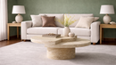 Vals Travertine Coffee Table - Natural Stone Living Room Furniture