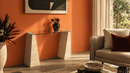 Vote Travertine Horizontal Console Table