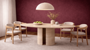 Appoline Travertine Marble Dining Table - Natural Stone Luxury Furniture