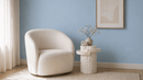 Patle Split-Face Travertine Side Table - Natural Stone Furniture