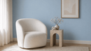 Dell Travertine L-Shaped Side Table - Natural Stone End Table