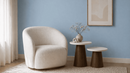 Lavin luxury marble and wooden leg side table end table made of natural stone