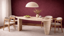 Datin Travertine Marble Dining Table