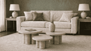 Asteria Marble Nesting Coffee Table Set of 3