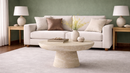 Daff-Traverten Kalın Tabla Orta Sehpa