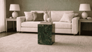 Cube Menekse Violet Marble Coffee Table