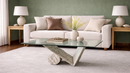 Tasramo Travertine Coffee Table - Natural Stone Luxury Living Room Furniture