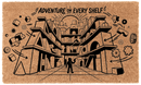 Adventure on Every Shelf Coir Mat