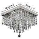 GobekUsa Crystal LED Chandelier Ceiling Lamp for Luxe Home Decor