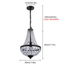 GobekUsa Crystal Chandelier Pendant Light for Exquisite Dining and Living Room Decor