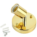 GobekUsa E27 Ceramic Screw Bulb Socket with 180° Steering and Switch