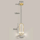 GobekUsa LED Pendant Chandelier Light for Bedroom, Living Room - Modern Minimalist Design