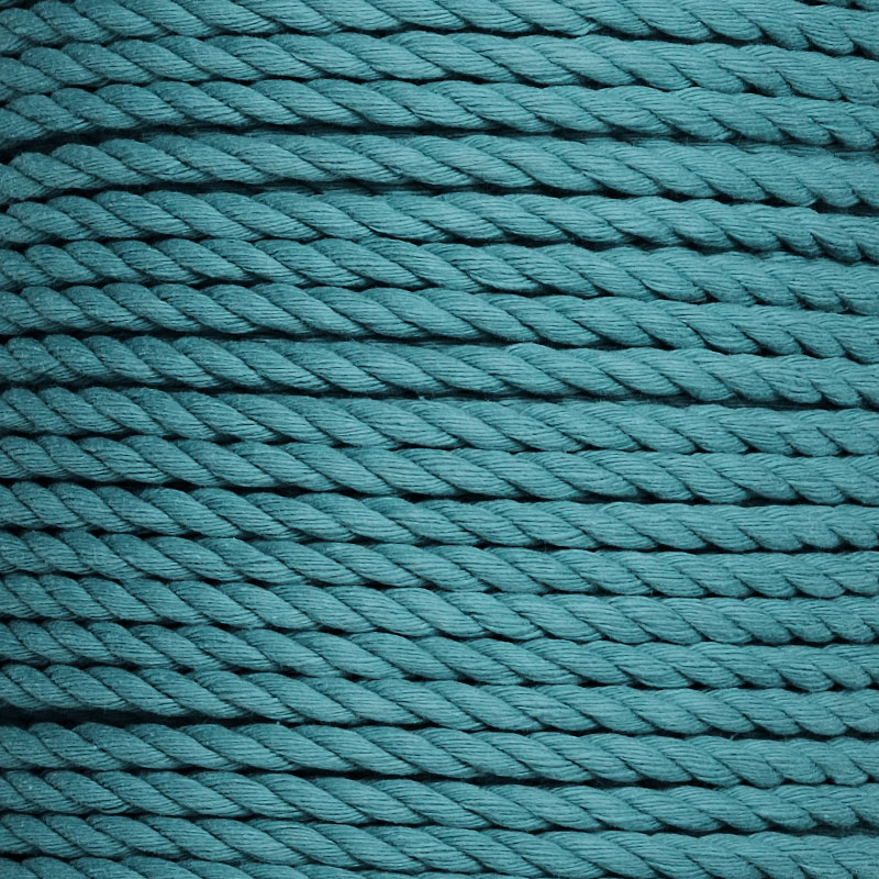 16mm Dip Dyed Cotton 3-Strand-Rope