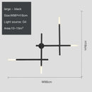 GobekUsa Cross-Shaped Wall Lamp for Bedroom Sofa Living Room Staircase - Nordic Design