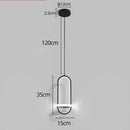 GobekUsa LED Pendant Chandelier Light for Bedroom, Living Room - Modern Minimalist Design