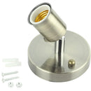 GobekUsa E27 Ceramic Screw Bulb Socket with 180° Steering and Switch