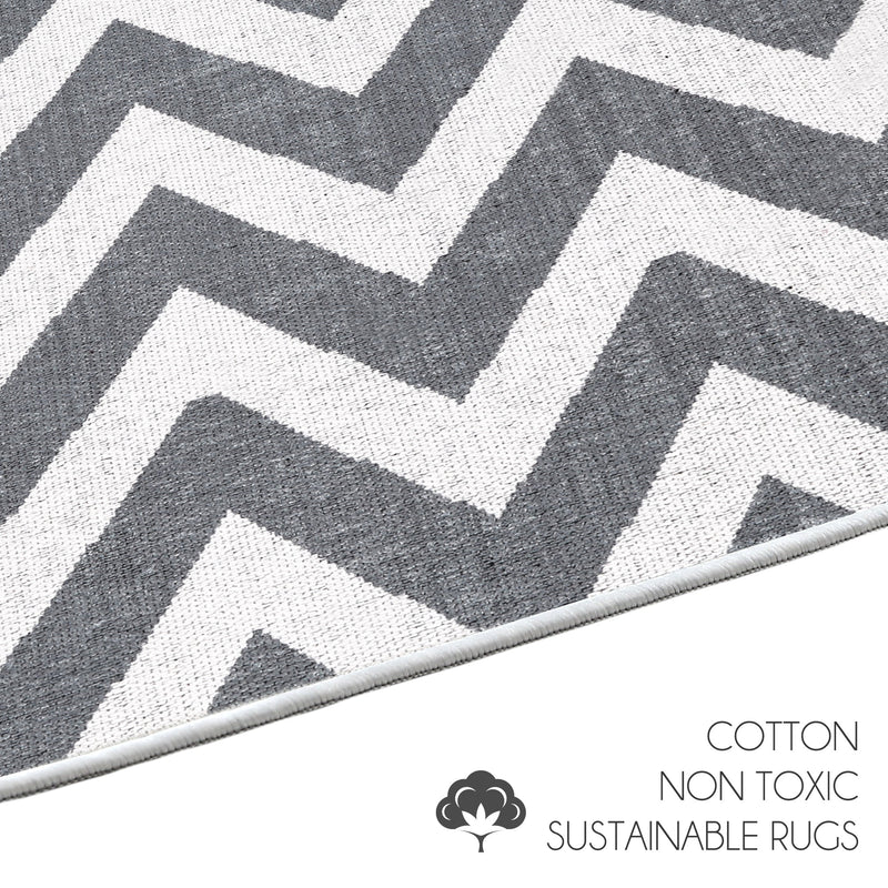 Sussexhome Traverse Collection 2 x 3 Foot Heavy Duty Low Pile  Landing Rug Runner