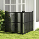 Air Conditioner Fence Panel with Metal Ground Stakes for Outside by LJGDeals