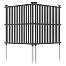 Air Conditioner Fence Panel with Metal Ground Stakes for Outside by LJGDeals