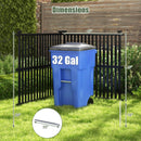 Air Conditioner Fence Panel with Metal Ground Stakes for Outside by LJGDeals