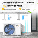 Airtural Series 24000 BTU 21 SEER2 Ductless Mini Split Air Conditioner Heater Energy Star Certified WiFi Enabled
