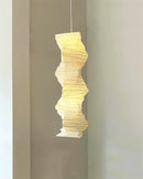Akari Irregularly Twisted Paper 33N Pendant Light