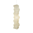 Akari Irregularly Twisted Paper 33N Pendant Light