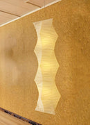 Akari Irregularly Twisted Paper 33N Pendant Light