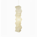 Akari Irregularly Twisted Paper 33N Pendant Light