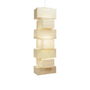 Akari Rectangular Stacked Paper 36N Pendant Light