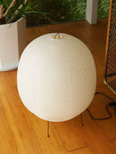 Akari Elliptical Spherical Bonn Paper Table Lamp