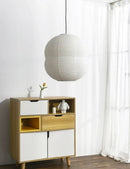 Akari Double Hemispherical Paper Pendant Light
