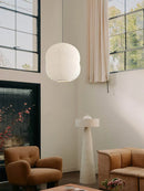 Akari Double Hemispherical Paper Pendant Light