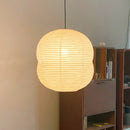 Akari Double Hemispherical Paper Pendant Light