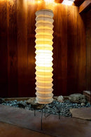 Akari Spiral Paper UF4-31N Floor Lamp