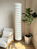 Akari Spiral Paper UF4-31N Floor Lamp