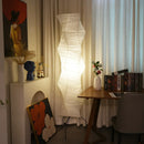 Akari Irregularly Twisted Paper UF4-33N Floor Lamp