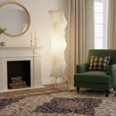 Akari Irregularly Twisted Paper UF4-33N Floor Lamp