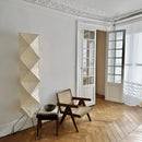 Akari Rhombus Origami UF4-L8 Floor Lamp