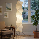 Akari Rhombus Origami UF4-L8 Floor Lamp
