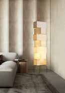 Akari Rectangular Stacked Paper UF4-L10 Floor Lamp