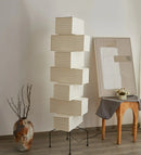 Akari Rectangular Stacked Paper UF4-L10 Floor Lamp