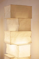 Akari Rectangular Stacked Paper UF4-L10 Floor Lamp