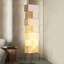 Akari Rectangular Stacked Paper UF4-L10 Floor Lamp