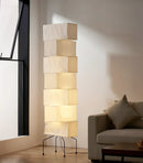 Akari Rectangular Stacked Paper UF4-L10 Floor Lamp