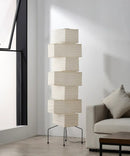 Akari Rectangular Stacked Paper UF4-L10 Floor Lamp