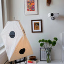 Akari Polyhedral Paper UF3-Q Floor Lamp